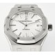Audemars Piguet-Royal Oak 15450SR 37mm Midsize SS/SS White Dial APS SA3210 Automatic