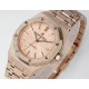 Audemars Piguet-Royal Oak 15454 Frosted 37mm Midsize RG/RG Rose Gold Dial APS SA3210 Automatic 1:1 Super Clone