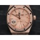 Audemars Piguet-Royal Oak 15454 Frosted 37mm Midsize RG/RG Rose Gold Dial APS SA3210 Automatic 1:1 Super Clone