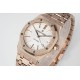 Audemars Piguet-Royal Oak 15454 Frosted 37mm Midsize RG/RG White Dial APS SA3210 Automatic 1:1 Super Clone