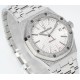 Audemars Piguet-Royal Oak 15454 Frosted 37mm Midsize SS/SS White Dial APS SA3210 Automatic 1:1 Super Clone