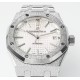 Audemars Piguet-Royal Oak 15454 Frosted 37mm Midsize SS/SS White Dial APS SA3210 Automatic 1:1 Super Clone
