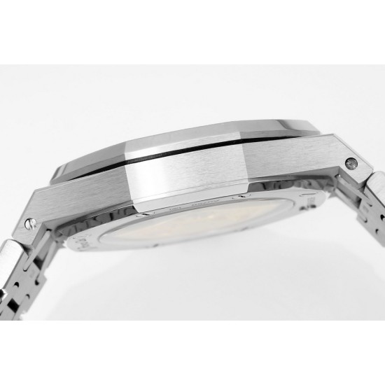 Audemars Piguet-Royal Oak 15454 Frosted 37mm Midsize SS/SS White Dial APS SA3210 Automatic 1:1 Super Clone