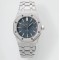 Audemars Piguet-Royal Oak 15454 Frosted 37mm Midsize SS/SS Blue Dial APS SA3210 Automatic 1:1 Super Clone