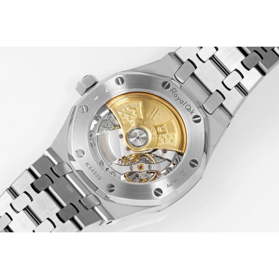 Audemars Piguet-Royal Oak 15454 Frosted 37mm Midsize SS/SS Grey Dial APS SA3210 Automatic 1:1 Super Clone