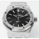 Audemars Piguet-Royal Oak 15454 Frosted 37mm Midsize SS/SS Black Dial APS SA3210 Automatic 1:1 Super Clone