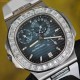 [Customization] Patek Philippe-Nautilus Moonphase 5724 40mm Upgraded Diamond-Sets With Super ACE240 Movement