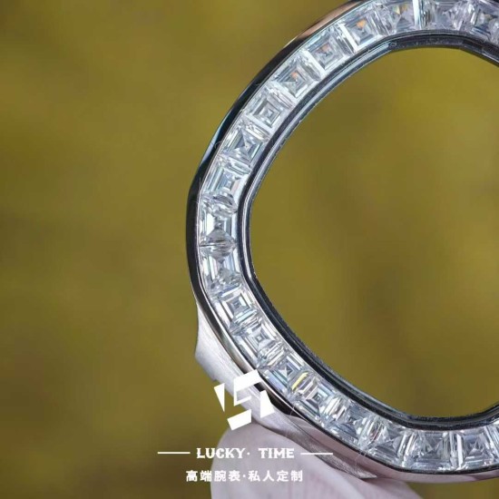 [Customization] Patek Philippe-Nautilus Moonphase 5724 40mm Upgraded Diamond-Sets With Super ACE240 Movement