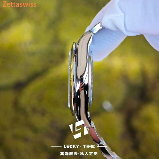 [Customization] Rolex-Daytona 116509 Panda 40mm With Genuine Grade Numeral Markers Dial Real 18K Platinum Wrapped