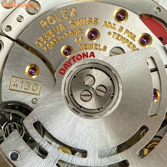 [Customization] Rolex-Daytona 116509 Panda 40mm With Genuine Grade Numeral Markers Dial Real 18K Platinum Wrapped