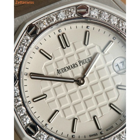 [Customization] Audemars Piguet- Royal Oak Offshore AP67540 37mm With Real Diamonds Swiss Imported Quartz Movement