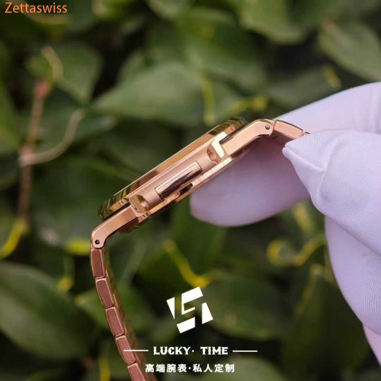 [Customization] Patek Philippe-Nautilus PP5711R 41mm 18K Rose Gold Wrapped Weighted With Integrated 324 Movement