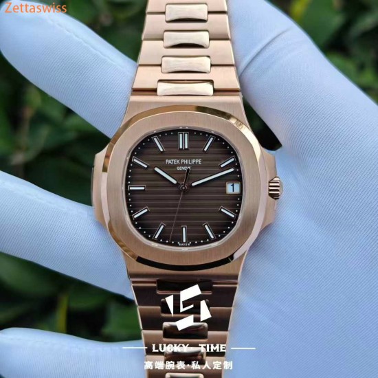 [Customization] Patek Philippe-Nautilus PP5711R 41mm 18K Rose Gold Wrapped Weighted With Integrated 324 Movement