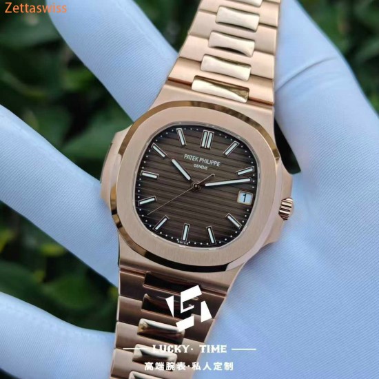 [Customization] Patek Philippe-Nautilus PP5711R 41mm 18K Rose Gold Wrapped Weighted With Integrated 324 Movement