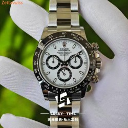 [Customization] Rolex-Daytona 116500 Panda Daytona 40mm With Imported Swiss Made Dial(Gen Grade) Super 4130 Automatic Movement