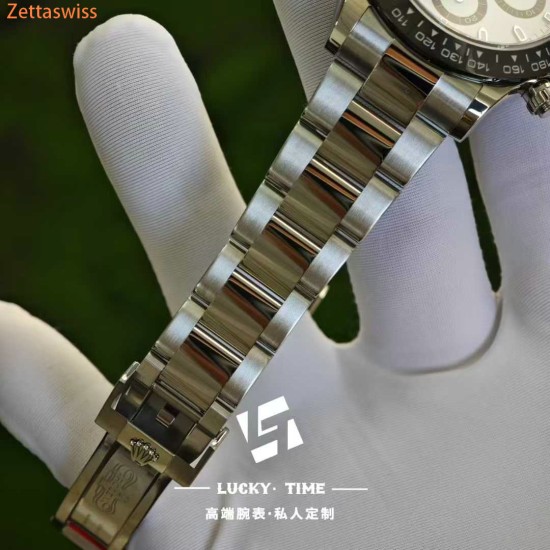 [Customization] Rolex-Daytona 116500 Panda Daytona 40mm With Imported Swiss Made Dial(Gen Grade) Super 4130 Automatic Movement