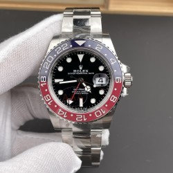 Rolex-GMT Master II 126710 Pepsi (Coke) Oyster 40mm SS/SS Black Dial VSF V3 DD3285 Automatic 1:1 Super Clone