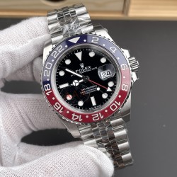 Rolex-GMT Master II 126710 Pepsi (Coke) Jubilee 40mm SS/SS Black Dial VSF V3 DD3285 Automatic 1:1 Super Clone