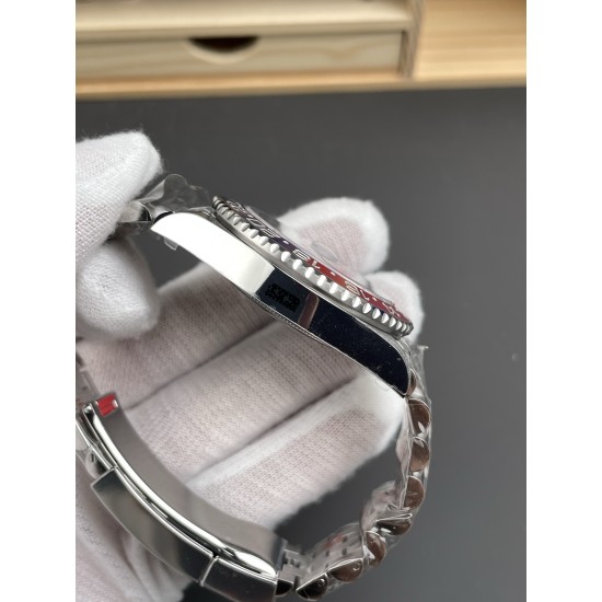Rolex-GMT Master II 126710 Pepsi (Coke) Jubilee 40mm SS/SS Black Dial VSF V3 DD3285 Automatic 1:1 Super Clone