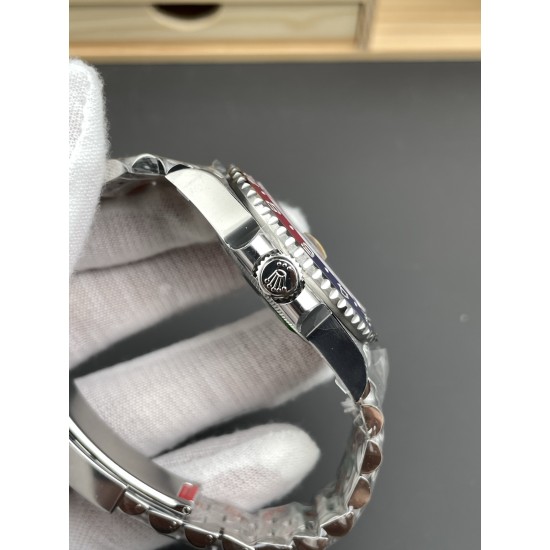 Rolex-GMT Master II 126710 Pepsi (Coke) Jubilee 40mm SS/SS Black Dial VSF V3 DD3285 Automatic 1:1 Super Clone