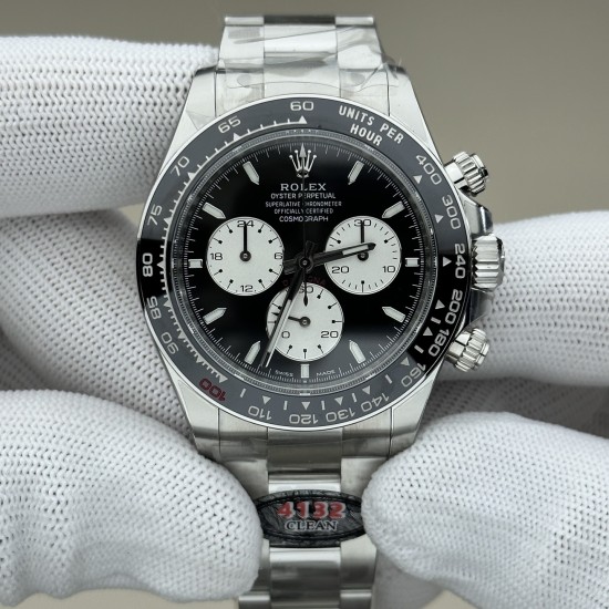Rolex-Daytona 126529 40mm Le Mans SS/SS Black Dial Clean SH4132 (24Hour Subdial)