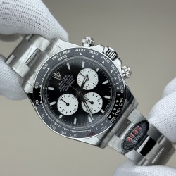 Rolex-Daytona 126529 40mm Le Mans SS/SS Black Dial Clean SH4132 (24Hour Subdial)