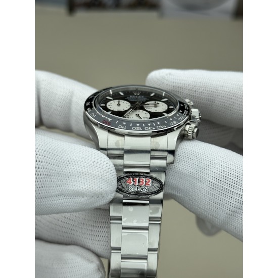 Rolex-Daytona 126529 40mm Le Mans SS/SS Black Dial Clean SH4132 (24Hour Subdial)