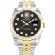 Rolex-Datejust 126233 36mm Jub YG/SS Black/Dia Clean SH3235