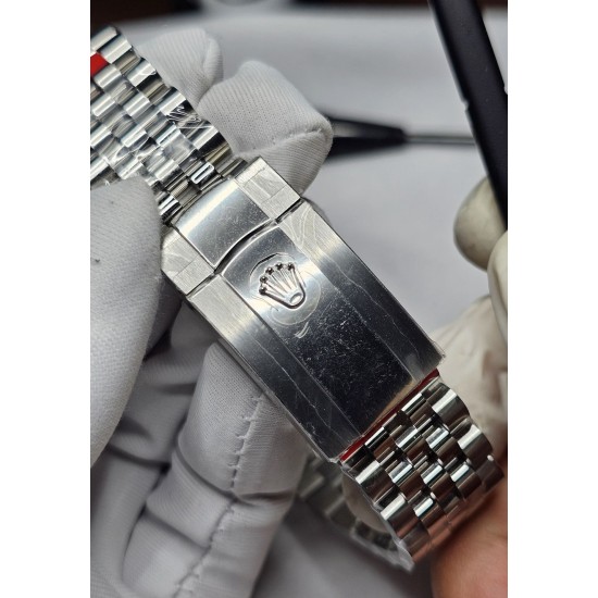 Rolex-Datejust 126234 41mm Jub SS/SS Blue Texetured Dial VSF SH3235