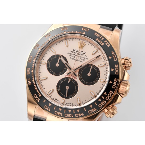 Rolex-Daytona 126515 40mm RG/RU Champagne/Stk Clean DD4131 Super Clone
