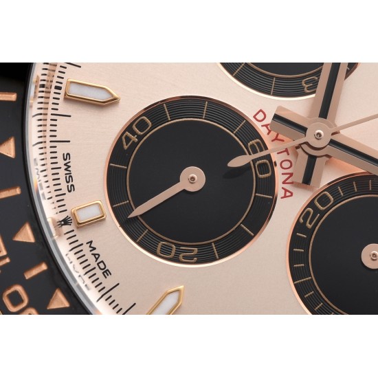 Rolex-Daytona 126515 40mm RG/RU Champagne/Stk Clean DD4131 Super Clone