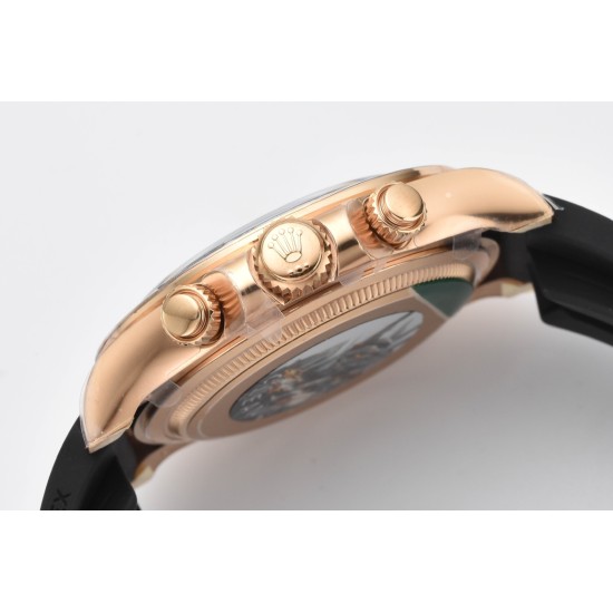 Rolex-Daytona 126515 40mm RG/RU Champagne/Stk Clean DD4131 Super Clone