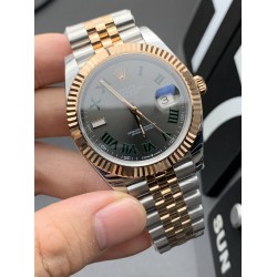 Rolex-Datejust 126333 41mm Jub YG/SS Grey/Rmn ARF SH3235(Tungsten Heavy Version)
