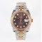 Rolex- Datejust 126331 41mm Jub RG/SS Brown/Diamond ARF SH3235(Tungsten Heavy Version) Super Clone