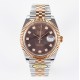 Rolex- Datejust 126331 41mm Jub RG/SS Brown/Diamond ARF SH3235(Tungsten Heavy Version) Super Clone