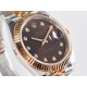 Rolex- Datejust 126331 41mm Jub RG/SS Brown/Diamond ARF SH3235(Tungsten Heavy Version) Super Clone