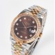 Rolex- Datejust 126331 41mm Jub RG/SS Brown/Diamond ARF SH3235(Tungsten Heavy Version) Super Clone
