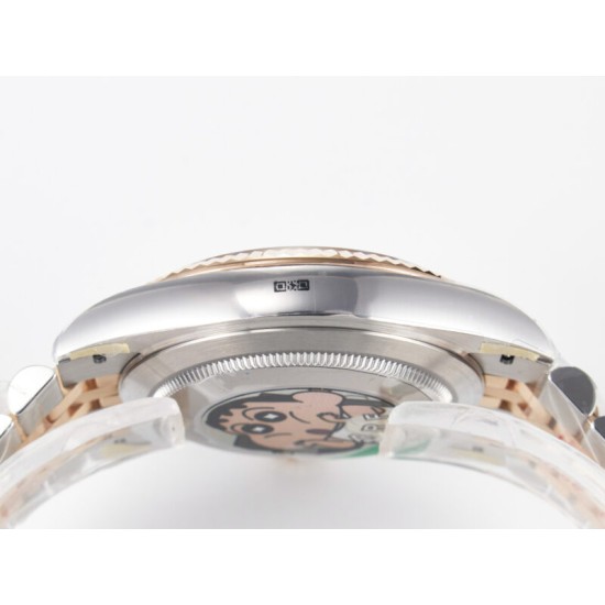 Rolex- Datejust 126331 41mm Jub RG/SS Brown/Diamond ARF SH3235(Tungsten Heavy Version) Super Clone