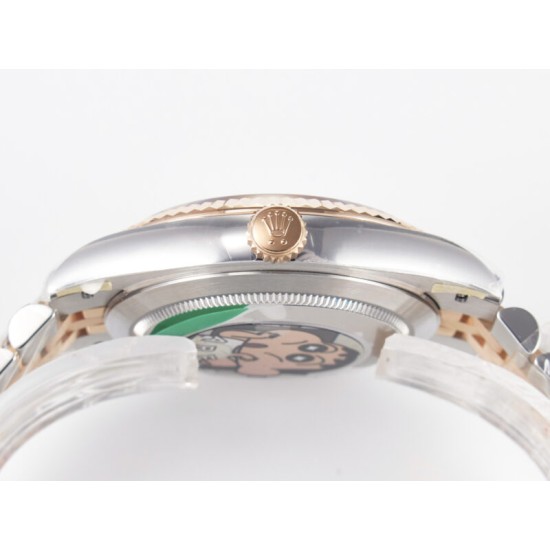 Rolex- Datejust 126331 41mm Jub RG/SS Brown/Diamond ARF SH3235(Tungsten Heavy Version) Super Clone