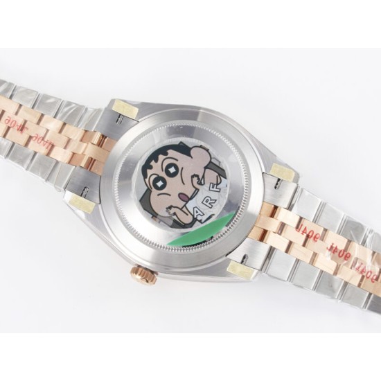 Rolex- Datejust 126331 41mm Jub RG/SS Brown/Diamond ARF SH3235(Tungsten Heavy Version) Super Clone
