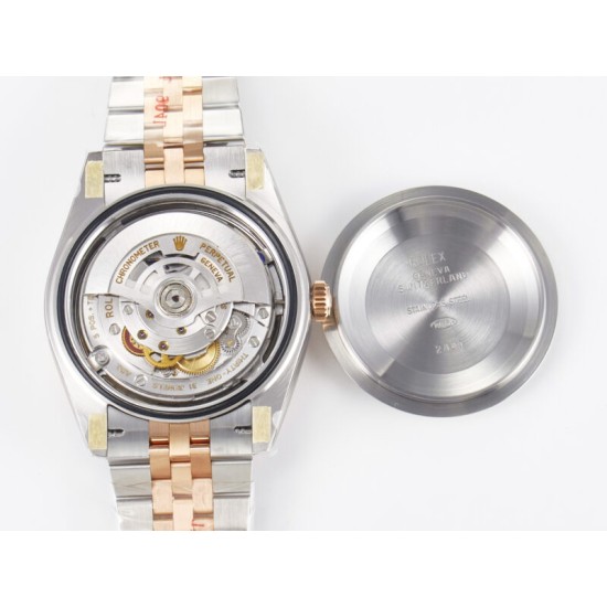 Rolex- Datejust 126331 41mm Jub RG/SS Brown/Diamond ARF SH3235(Tungsten Heavy Version) Super Clone