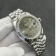Rolex- Datejust 126334 41mm Wimbledon Jub SS/SS Grey Dial VSF VS3235 Super Clone