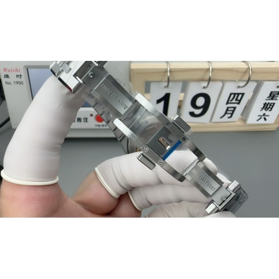 Audemars Piguet-Royal Oak 41mm 15510 SS/SS Black/Stk APSF A4302 Super Clone