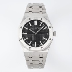 Audemars Piguet-Royal Oak 41mm 15510 SS/SS Black/Stk APSF A4302 Super Clone