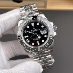 Rolex-GMT Master II 126710 Bruce Wayne 40mm Jub SS/SS Black Dial VSF DD3285
