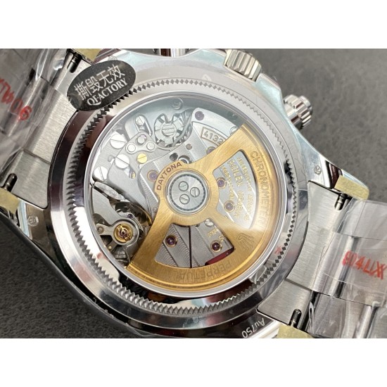 Rolex-Daytona 126529 40mm Le Mans SS/SS Black Dial QF V9 DD4132 Max(Gain Weight) (24Hour Subdial)