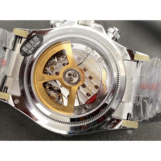 Rolex-Daytona 126529 40mm Le Mans SS/SS Black Dial QF V9 DD4132 Max(Gain Weight) (24Hour Subdial)