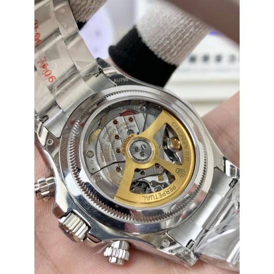 Rolex-Daytona 126529 40mm Le Mans SS/SS Black Dial QF V9 DD4132 Max(Gain Weight) (24Hour Subdial)