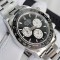 Rolex-Daytona 126529 40mm Le Mans Platinum Wrapped On SS/SS Black Dial QF V9 DD4132 Max(Gain Weight) (24Hour Subdial)