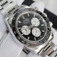 Rolex-Daytona 126529 40mm Le Mans Platinum Wrapped On SS/SS Black Dial QF V9 DD4132 Max(Gain Weight) (24Hour Subdial)